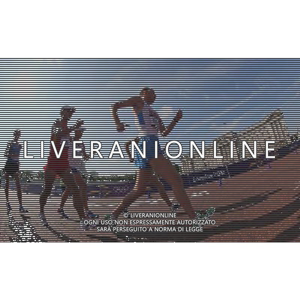 (120811) -- LONDON, Aug. 11, 2012 () -- Sergey Kirdyapkin of Russia (1st R) and Si Tianfeng of China (2nd L) compete in men\'s 50km race walk contest, at London 2012 Olympic Games in London, Britain, on August 11, 2012. Sergey Kirdyapkin of Russia won gold medal. (/Yin Gang) (nxl) ©PHOTOSHOT/Agenzia Aldo Liverani Sas - ITALY ONLY - GIOCHI OLIMPICI, OLIMPIADI LONDRA 2012