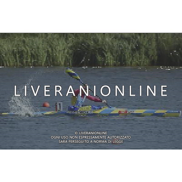 (120811) -- LONDON, Aug. 11, 2012 () -- Inna Osypenko-Radomska of Ukraine competes in women\'s kayak single (K1) 200m competition of Canoe Sprint event, at London 2012 Olympic Games in London, Britain, on August 11, 2012. Inna Osypenko-Radomska of Ukraine won silver medal. (/Shen Bohan) (nxl) ©PHOTOSHOT/Agenzia Aldo Liverani Sas - ITALY ONLY - GIOCHI OLIMPICI, OLIMPIADI LONDRA 2012