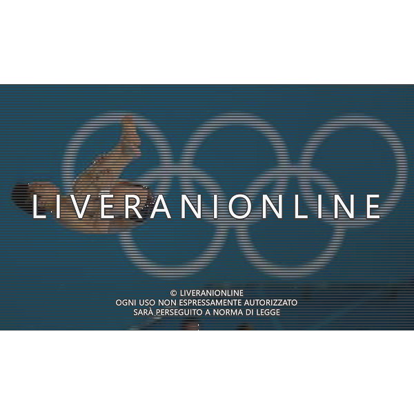 (120811) -- LONDON, Aug. 11, 2012 () -- Lin Yue of China competes during men\'s 10m platform diving semifinal contest, at London 2012 Olympic Games in London, Britain, on August 11, 2012. Lin Yue of China ranks second. (/Yang Lei) (nxl) ©PHOTOSHOT/Agenzia Aldo Liverani Sas - ITALY ONLY - GIOCHI OLIMPICI, OLIMPIADI LONDRA 2012