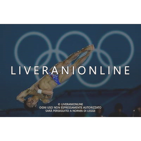 (120811) -- LONDON, Aug. 11, 2012 () -- Qiu Bo of China competes during men\'s 10m platform diving semifinal contest, at London 2012 Olympic Games in London, Britain, on August 11, 2012. Qiu bo of China ranks first. (/Yang Lei) (nxl) ©PHOTOSHOT/Agenzia Aldo Liverani Sas - ITALY ONLY - GIOCHI OLIMPICI, OLIMPIADI LONDRA 2012