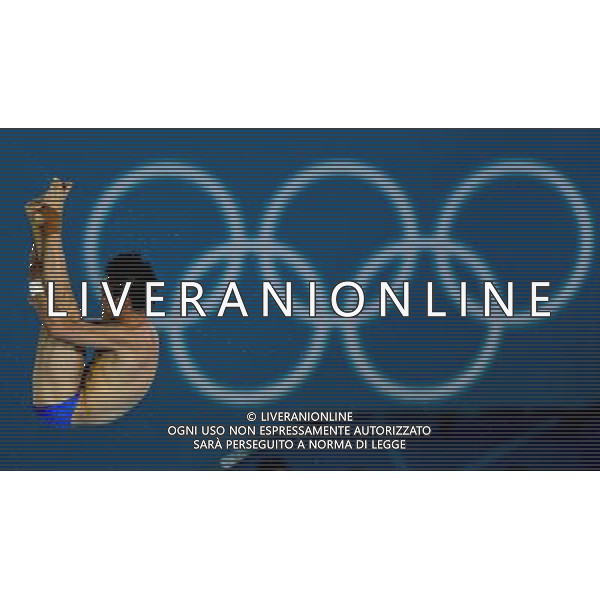 (120811) -- LONDON, Aug. 11, 2012 () -- Qiu Bo of China competes during men\'s 10m platform diving semifinal contest, at London 2012 Olympic Games in London, Britain, on August 11, 2012. Qiu bo of China ranks first. (/Yang Lei) (nxl) ©PHOTOSHOT/Agenzia Aldo Liverani Sas - ITALY ONLY - GIOCHI OLIMPICI, OLIMPIADI LONDRA 2012