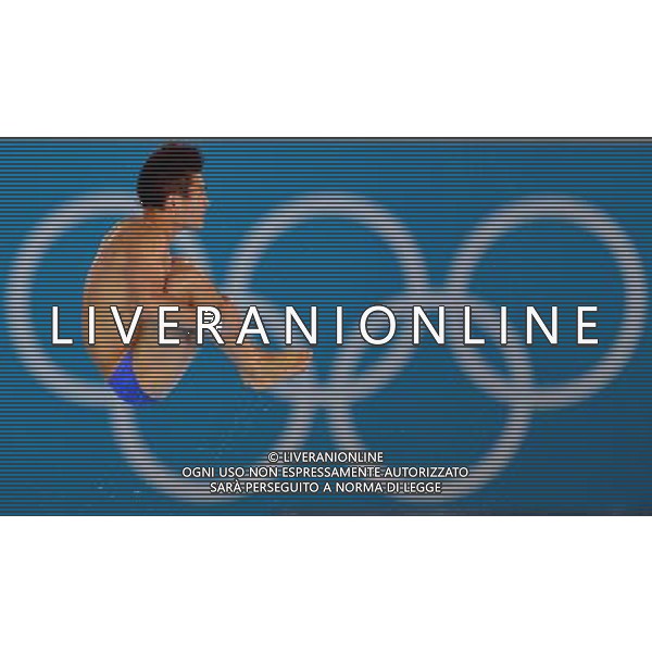 (120811) -- LONDON, Aug. 11, 2012 () -- Qiu Bo of China competes during men\'s 10m platform diving semifinal contest, at London 2012 Olympic Games in London, Britain, on August 11, 2012. (/Chen Xiaowei) (nxl) ©PHOTOSHOT/Agenzia Aldo Liverani Sas - ITALY ONLY - GIOCHI OLIMPICI, OLIMPIADI LONDRA 2012