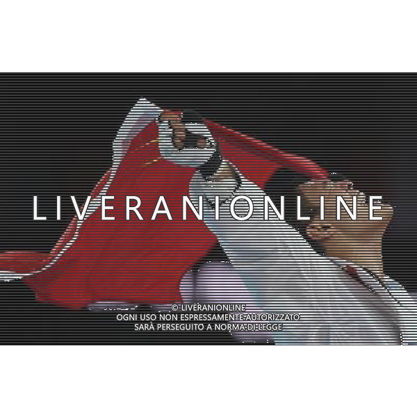 (120811) -- LONDON, Aug. 11, 2012 () -- Liu Xiaobo of China (blue) celebrates after winning over Bahri Tanrikulu of Turkey during the bronze medal match of men\'s +80kg Taekwondo at London 2012 Olympic Games, London, Britain, Aug. 11, 2012. Liu Xiaobo of China won the match and claimed the bronze medal of the event. (/Wang Lili) ©PHOTOSHOT/Agenzia Aldo Liverani Sas - ITALY ONLY - GIOCHI OLIMPICI, OLIMPIADI LONDRA 2012