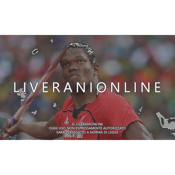 (120811) -- LONDON, Aug. 11, 2012 () -- Keshorn Walcott of Trinidad and Tobago competes in men\'s javelin throw final at London 2012 Olympic Games, London, Britain, Aug. 11, 2012. Keshorn Walcott of Trinidad and Tobago won gold medal. (/Liao Yujie)(zgp) ©PHOTOSHOT/Agenzia Aldo Liverani Sas - ITALY ONLY - GIOCHI OLIMPICI, OLIMPIADI LONDRA 2012