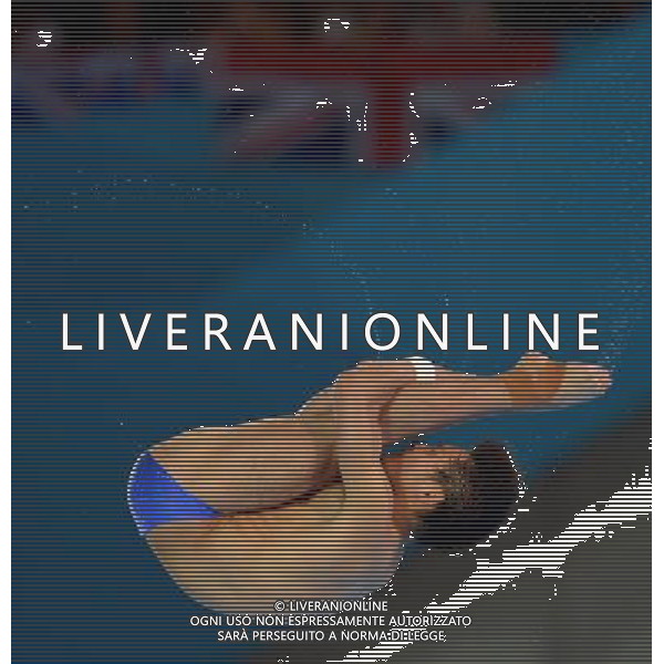 (120811) -- LONDON, Aug. 11, 2012 () -- Qiu Bo of China competes during the men\'s 10m platform final at London 2012 Olympic Games, London, Britain, Aug. 11, 2012. Qiu Bo won the silver medal of the event. (/Chen Xiaowei) ©PHOTOSHOT/Agenzia Aldo Liverani Sas - ITALY ONLY - GIOCHI OLIMPICI, OLIMPIADI LONDRA 2012