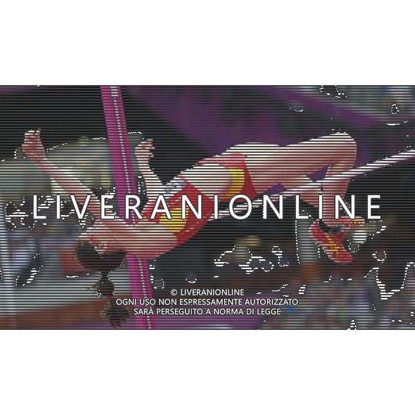 (120811) -- LONDON, Aug. 11, 2012 () -- Ruth Beitia of Spain competes in women\'s high jump final at London 2012 Olympic Games, London, Britain, Aug. 11, 2012. Ruth Beitia ranked fourth in this event. (/Liao Yujie)(zgp) ©PHOTOSHOT/Agenzia Aldo Liverani Sas - ITALY ONLY - GIOCHI OLIMPICI, OLIMPIADI LONDRA 2012