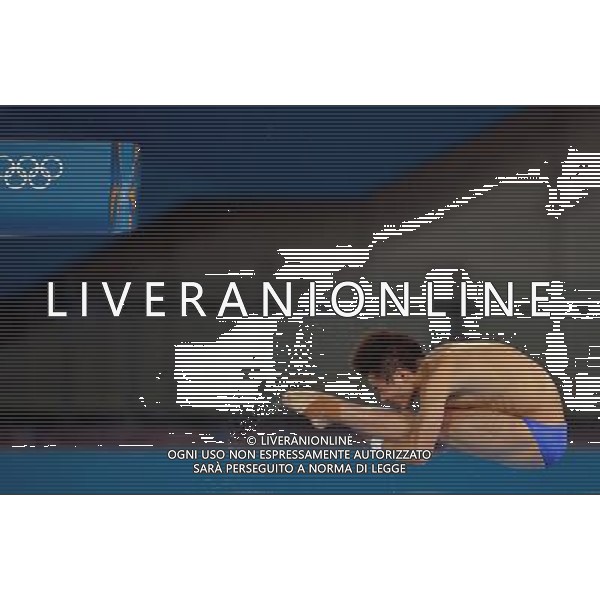 (120811) -- LONDON, Aug. 11, 2012 () -- China\'s Qiu Bo competes during the men\'s 10m platform final at London 2012 Olympic Games, London, Britain, Aug. 11, 2012. Qiu Bo won silver medal of the event. (/Chen Xiaowei)(zgp) ©PHOTOSHOT/Agenzia Aldo Liverani Sas - ITALY ONLY - GIOCHI OLIMPICI, OLIMPIADI LONDRA 2012