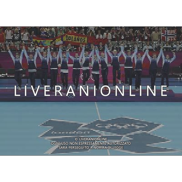 (120811) -- LONDON, Aug. 11, 2012 () -- Gold medalists of Norway pose at awarding ceremony of women\'s handball event, at London 2012 Olympic Games in London, Britain, on August 11, 2012. (/Wu Xiaoling) (zgp) ©PHOTOSHOT/Agenzia Aldo Liverani Sas - ITALY ONLY - GIOCHI OLIMPICI, OLIMPIADI LONDRA 2012