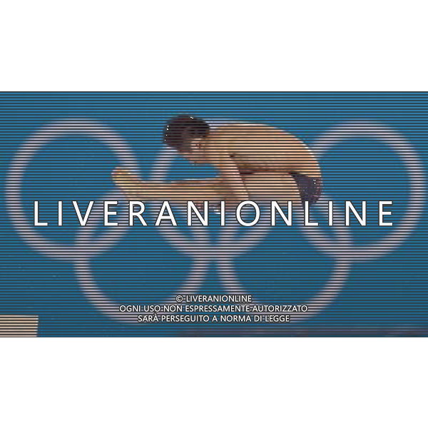 (120811) -- LONDON, Aug. 11, 2012 () -- China\'s Lin Yue competes during the men\'s 10m platform final at London 2012 Olympic Games, London, Britain, Aug. 11, 2012. Lin Yue ranked sixth in this event. (/Chen Xiaowei)(zgp) ©PHOTOSHOT/Agenzia Aldo Liverani Sas - ITALY ONLY - GIOCHI OLIMPICI, OLIMPIADI LONDRA 2012