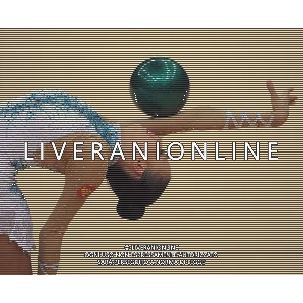 (120811) -- LONDON, Aug. 11, 2012 () -- Daria Dmitrieva of Russia competes in gymnastics rhythmic individual all-around event, at London 2012 Olympic Games in London, Britain, on August 11, 2012. Daria Dmitrieva won silver medal. (/Yang Zongyou)(zgp) ©PHOTOSHOT/Agenzia Aldo Liverani Sas - ITALY ONLY - GIOCHI OLIMPICI, OLIMPIADI LONDRA 2012