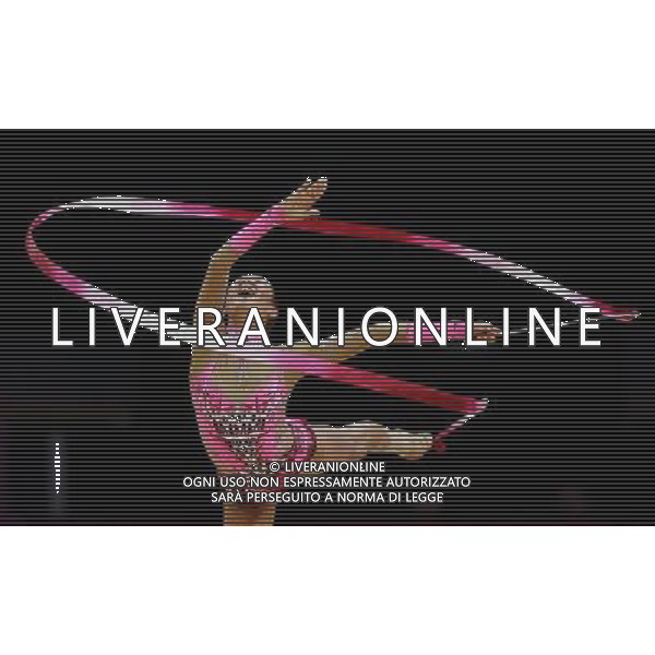 (120811) -- LONDON, Aug. 11, 2012 () -- Aliya Garayeva of Azerbaijan competes in gymnastics rhythmic individual all-around event, at London 2012 Olympic Games in London, Britain, on August 11, 2012. (/Tao Xiyi)(zgp) ©PHOTOSHOT/Agenzia Aldo Liverani Sas - ITALY ONLY - GIOCHI OLIMPICI, OLIMPIADI LONDRA 2012