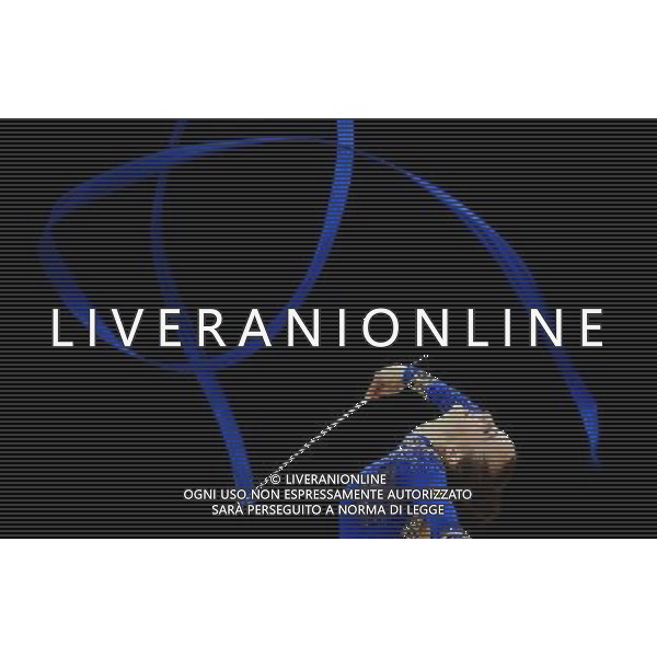 (120811) -- LONDON, Aug. 11, 2012 () -- Ganna Rizatdinova of Ukraine competes in gymnastics rhythmic individual all-around event, at London 2012 Olympic Games in London, Britain, on August 11, 2012. (/Tao Xiyi)(zgp) ©PHOTOSHOT/Agenzia Aldo Liverani Sas - ITALY ONLY - GIOCHI OLIMPICI, OLIMPIADI LONDRA 2012