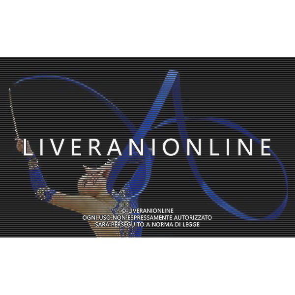 (120811) -- LONDON, Aug. 11, 2012 () -- Ganna Rizatdinova of Ukraine competes in gymnastics rhythmic individual all-around event, at London 2012 Olympic Games in London, Britain, on August 11, 2012. (/Tao Xiyi)(zgp) ©PHOTOSHOT/Agenzia Aldo Liverani Sas - ITALY ONLY - GIOCHI OLIMPICI, OLIMPIADI LONDRA 2012