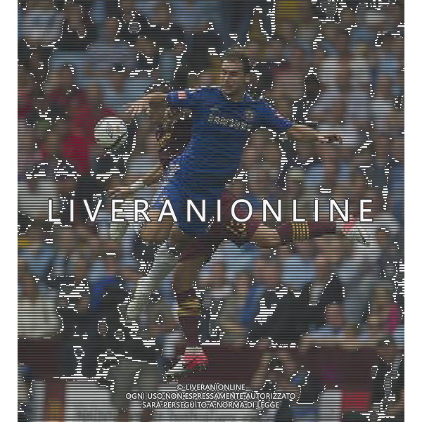Chelsea\'s Branislav Ivanovic and Manchester City\'s Aleksandar Kolarov Football Friendly - FA Community Shield - Chelsea v Manchester City - Sunday 12th August 2012 - Villa Park - Birmingham å© CameraSport - 43 Linden Ave. Countesthorpe. Leicester. England. LE8 5PG - Tel: +44 (0) 116 277 4147 - admin@camerasport.com - www.camerasport.com AG ALDO LIVERANI S A S ONLY ITALY