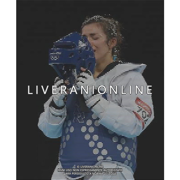 (120811) -- LONDON, Aug. 11, 2012 () -- Maria del Rosario of Mexico (blue) celebrates after winning over Glenhis Hernandez of Cuba during the bronze medal match of women\'s +67kg Taekwondo at London 2012 Olympic Games, London, Britain, Aug. 11, 2012. Maria del Rosario of Mexico won the match and claimed the bronze medal of the event. (/Wang Lili) ©PHOTOSHOT/Agenzia Aldo Liverani Sas - ITALY ONLY - GIOCHI OLIMPICI, OLIMPIADI LONDRA 2012