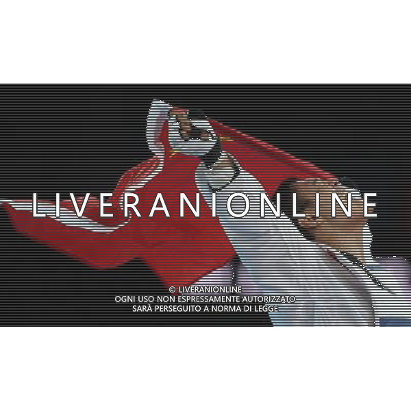 (120811) -- LONDON, Aug. 11, 2012 () -- Liu Xiaobo of China (blue) celebrates after winning over Bahri Tanrikulu of Turkey during the bronze medal match of men\'s +80kg Taekwondo at London 2012 Olympic Games, London, Britain, Aug. 11, 2012. Liu Xiaobo of China won the match and claimed the bronze medal of the event. (/Wang Lili) ©PHOTOSHOT/Agenzia Aldo Liverani Sas - ITALY ONLY - GIOCHI OLIMPICI, OLIMPIADI LONDRA 2012