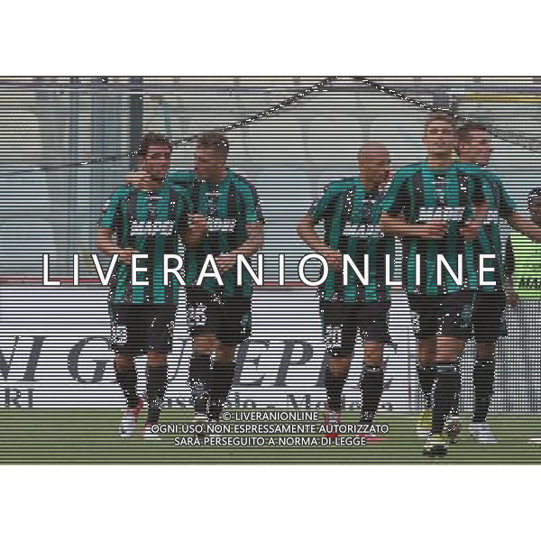 MODENA 12/08/2012 - SASSUOLO VS AVELLINO / NELLA FOTO: TROIANELLO ESULTA DOPO IL GOL DELL\'1-0 - FOTO FRANCESCA SOLI / AGENZIA ALDO LIVERANI