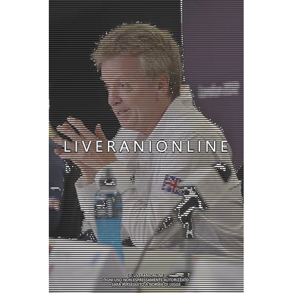 Team GB Delegation Leadership plus TeamGB medalist give end of Olympics Press Conference. Media Press Centre, Olympic Stadium, Olympic Park, Stratford. London. : BOA Chairman Colin Moynihan. ©photoshot/Agenzia Aldo Liverani Sas - ITALY ONLY - GIOCHI OLIMPICI, OLIMPIADI LONDRA 2012