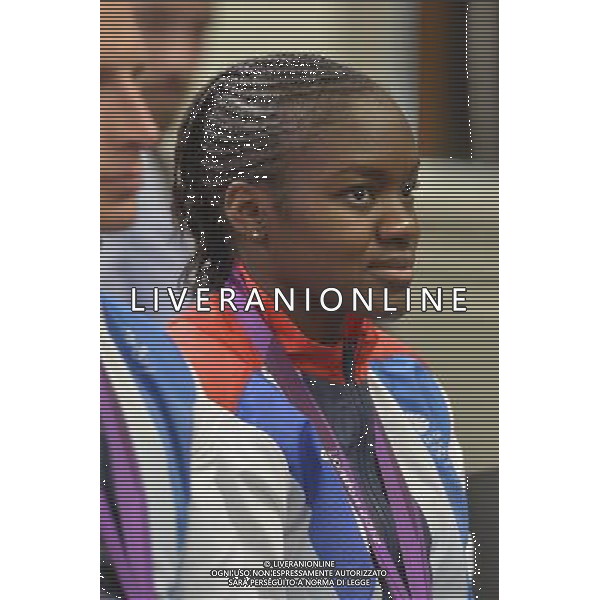 Team GB Delegation Leadership plus TeamGB medalist give end of Olympics Press Conference. Media Press Centre, Olympic Stadium, Olympic Park, Stratford. London :Nicola Adams Gold medalist boxing Women\'s Fly (51kg) ©photoshot/Agenzia Aldo Liverani Sas - ITALY ONLY - GIOCHI OLIMPICI, OLIMPIADI LONDRA 2012