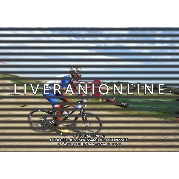 (120812) -- LONDON, Aug. 12, 2012 () -- Jean-Christophe Peraud of France competes in men\'s cross-country competition of Cycling Mountain Bike event, at London 2012 Olympic Games in London, Britain, on August 12, 2012. Jaroslav Kulhavy of Czech Republic won gold medal. (/Yang Zongyou) (nxl) ©photoshot/Agenzia Aldo Liverani Sas - ITALY ONLY - GIOCHI OLIMPICI, OLIMPIADI LONDRA 2012