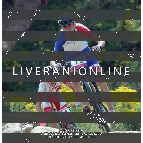 (120812) -- LONDON, Aug. 12, 2012 () -- Stephane Tempier of France competes in men\'s cross-country competition of Cycling Mountain Bike event, at London 2012 Olympic Games in London, Britain, on August 12, 2012. Jaroslav Kulhavy of Czech Republic won gold medal. (/Yang Zongyou) (nxl) ©photoshot/Agenzia Aldo Liverani Sas - ITALY ONLY - GIOCHI OLIMPICI, OLIMPIADI LONDRA 2012