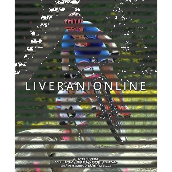 (120812) -- LONDON, Aug. 12, 2012 () -- Jaroslav Kulhavy of Czech Republic competes in men\'s cross-country competition of Cycling Mountain Bike event, at London 2012 Olympic Games in London, Britain, on August 12, 2012. Jaroslav Kulhavy of Czech Republic won gold medal. (/Yang Zongyou) (nxl) ©photoshot/Agenzia Aldo Liverani Sas - ITALY ONLY - GIOCHI OLIMPICI, OLIMPIADI LONDRA 2012