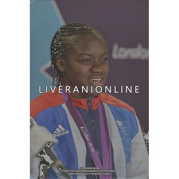 Team GB Delegation Leadership plus TeamGB medalist give end of Olympics Press Conference. Media Press Centre, Olympic Stadium, Olympic Park, Stratford. London :Nicola Adams Gold medalist boxing Women\'s Fly (51kg) ©PHOTOSHOT/AGENZIA ALDO LIVERANI SAS - ITALY ONLY - GIOCHI OLIMPICI, OLIMPIADI LONDRA 2012