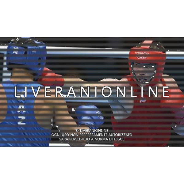 (120812) -- LONDON, Aug. 12, 2012 () -- Egor Mekhontcev of Russia (in red) competes with Adilbek Niyazymbetov of Kazakhstan in men\'s boxing light heavy (81kg) gold medal contest, at London 2012 Olympic Games in London, Britain, on August 12, 2012. Egor Mekhontcev of Russia won gold medal. (/Gesang Dawa) (nxl) ©PHOTOSHOT/AGENZIA ALDO LIVERANI SAS - ITALY ONLY - GIOCHI OLIMPICI, OLIMPIADI LONDRA 2012