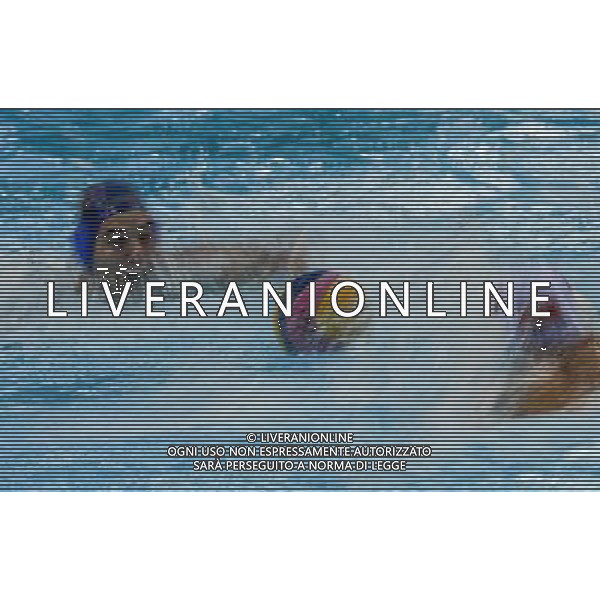 (120812) -- LONDON, Aug. 12, 2012 () -- Players of Montenegro and Serbia compete for the ball during men\'s water polo bronze medal match at London 2012 Olympic Games in London, Britain, August 12, 2012. Serbia won the match and claimed the bronze medal of the event. (/Yang Lei) ©PHOTOSHOT/AGENZIA ALDO LIVERANI SAS - ITALY ONLY - GIOCHI OLIMPICI, OLIMPIADI LONDRA 2012