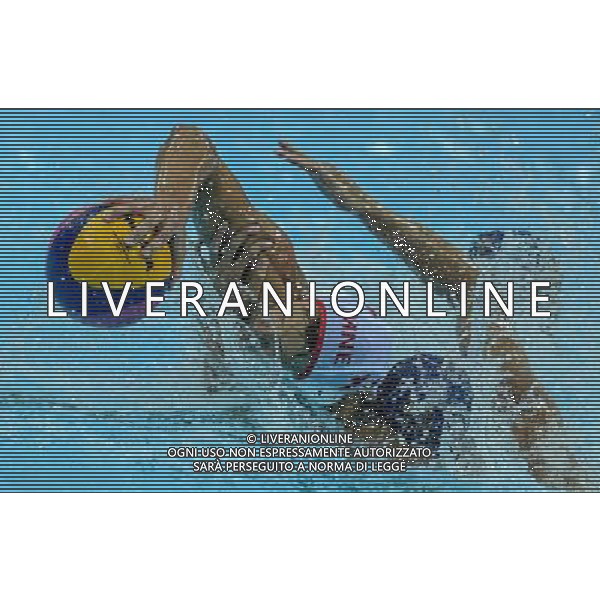 (120812) -- LONDON, Aug. 12, 2012 () -- Players of Montenegro and Serbia compete for the ball during men\'s water polo bronze medal match at London 2012 Olympic Games in London, Britain, August 12, 2012. Serbia won the match and claimed the bronze medal of the event. (/Yang Lei) ©PHOTOSHOT/AGENZIA ALDO LIVERANI SAS - ITALY ONLY - GIOCHI OLIMPICI, OLIMPIADI LONDRA 2012