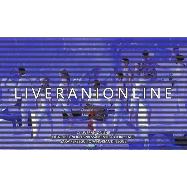 (120812) -- LONDON, Aug. 12, 2012 () -- Photo taken on August 12, 2012 shows the performance during the closing ceremony of the London 2012 Olympic Games at the Olympic Stadium in London, Britain. (/Cheng Min) (lm) ©PHOTOSHOT/AGENZIA ALDO LIVERANI SAS - ITALY ONLY - CERIMONIA DI CHIUSURA DEI GIOCHI OLIMPICI, OLIMPIADI LONDRA 2012