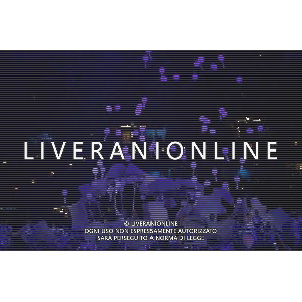 (120812) -- LONDON, Aug. 12, 2012 () -- Photo taken on August 12, 2012 shows the closing ceremony of the London 2012 Olympic Games at the Olympic Stadium in London, Britain. (/Jin Liwang) (lm) ©PHOTOSHOT/AGENZIA ALDO LIVERANI SAS - ITALY ONLY - CERIMONIA DI CHIUSURA DEI GIOCHI OLIMPICI, OLIMPIADI LONDRA 2012