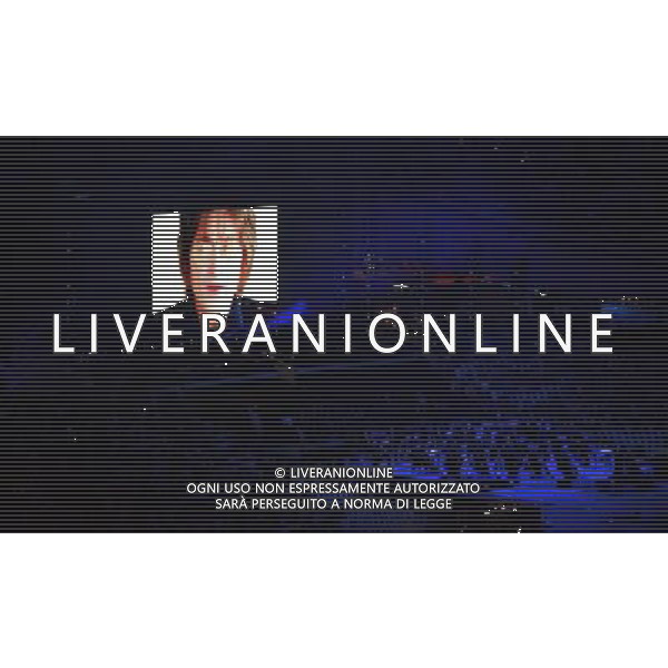 (120812) -- LONDON, Aug. 12, 2012 () -- The image of John Winston Lennon is shown on screen at the Closing Ceremony of the London 2012 Olympic Games at the Olympic Stadium in London, Britain, August 12, 2012. (/Wang Qingqin) (zgp) ©PHOTOSHOT/AGENZIA ALDO LIVERANI SAS - ITALY ONLY - CERIMONIA DI CHIUSURA DEI GIOCHI OLIMPICI, OLIMPIADI LONDRA 2012