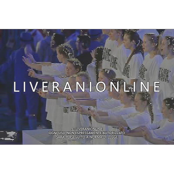 (120812) -- LONDON, Aug. 12, 2012 () -- Photo taken on August 12, 2012 shows the performance during the closing ceremony of the London 2012 Olympic Games at the Olympic Stadium in London, Britain. (/Cheng Min) (lm) ©PHOTOSHOT/AGENZIA ALDO LIVERANI SAS - ITALY ONLY - CERIMONIA DI CHIUSURA DEI GIOCHI OLIMPICI, OLIMPIADI LONDRA 2012