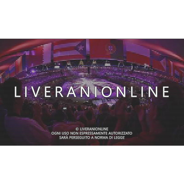 (120812) -- LONDON, Aug. 12, 2012 () -- Photo taken on August 12, 2012 shows the performance during the closing ceremony of the London 2012 Olympic Games at the Olympic Stadium in London, Britain. (/Ren Zhenglai) (lm) ©PHOTOSHOT/AGENZIA ALDO LIVERANI SAS - ITALY ONLY - CERIMONIA DI CHIUSURA DEI GIOCHI OLIMPICI, OLIMPIADI LONDRA 2012