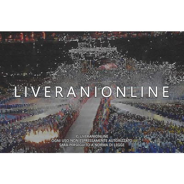 (120812) -- LONDON, Aug. 12, 2012 () -- Photo taken on August 12, 2012 shows the the closing ceremony of the London 2012 Olympic Games at the Olympic Stadium in London, Britain. (/Yang Zongyou) (lm) ©PHOTOSHOT/AGENZIA ALDO LIVERANI SAS - ITALY ONLY - CERIMONIA DI CHIUSURA DEI GIOCHI OLIMPICI, OLIMPIADI LONDRA 2012