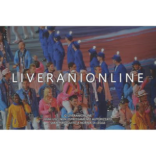 (120812) -- LONDON, Aug. 12, 2012 () -- Athletes parade into the Olympic Stadium at the Closing Ceremony of the London 2012 Olympic Games in London, Britain, August 12, 2012. (/Cheng Min) (zgp) ©PHOTOSHOT/AGENZIA ALDO LIVERANI SAS - ITALY ONLY - CERIMONIA DI CHIUSURA DEI GIOCHI OLIMPICI, OLIMPIADI LONDRA 2012