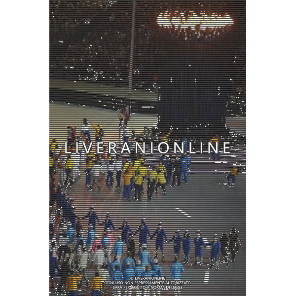 (120812) -- LONDON, Aug. 12, 2012 () -- Athletes parade into the Olympic Stadium at the Closing Ceremony of the London 2012 Olympic Games in London, Britain, August 12, 2012. (/Wang Qingqin) (zgp) ©PHOTOSHOT/AGENZIA ALDO LIVERANI SAS - ITALY ONLY - CERIMONIA DI CHIUSURA DEI GIOCHI OLIMPICI, OLIMPIADI LONDRA 2012