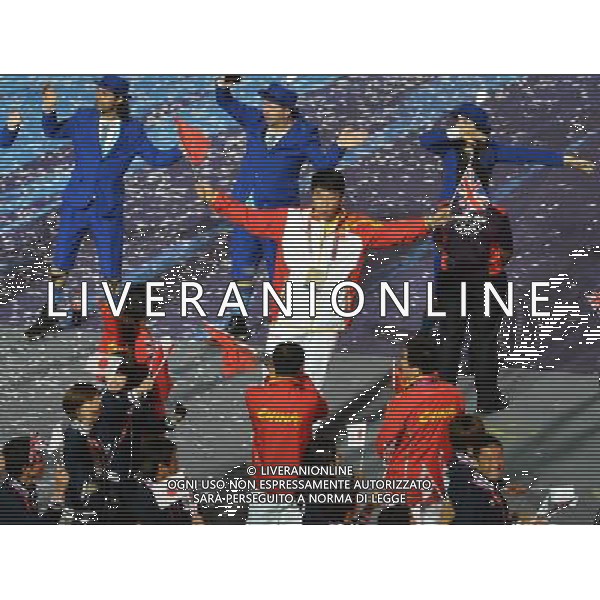 (120812) -- LONDON, Aug. 12, 2012 () -- Chinese athletes enter the Olympic Stadium at the Closing Ceremony of the London 2012 Olympic Games in London, Britain, August 12, 2012. (/Wang Qingqin) (zgp) ©PHOTOSHOT/AGENZIA ALDO LIVERANI SAS - ITALY ONLY - CERIMONIA DI CHIUSURA DEI GIOCHI OLIMPICI, OLIMPIADI LONDRA 2012