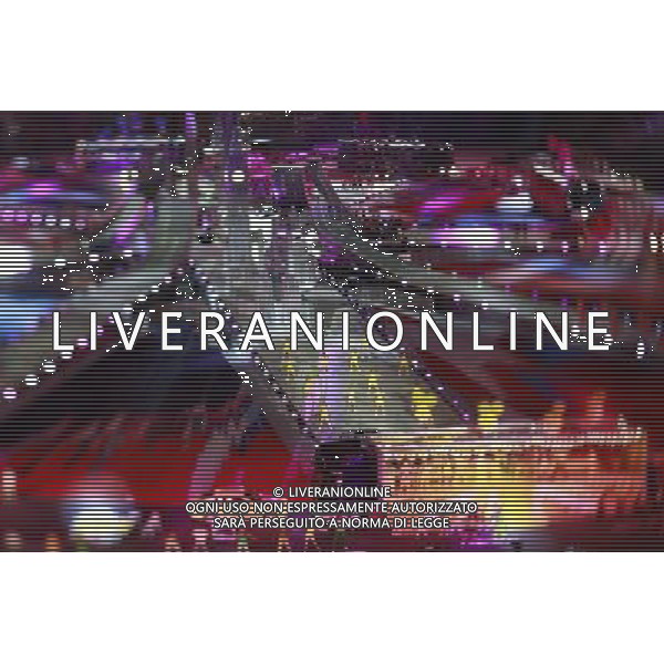 (120812) -- LONDON, Aug. 12, 2012 () -- Photo taken on August 12, 2012 shows the performance of the Closing Ceremony of the London 2012 Olympic Games at the Olympic Stadium in London, Britain. (/Ren Zhenglai) (zgp) ©PHOTOSHOT/AGENZIA ALDO LIVERANI SAS - ITALY ONLY - CERIMONIA DI CHIUSURA DEI GIOCHI OLIMPICI, OLIMPIADI LONDRA 2012