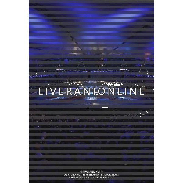 (120812) -- LONDON, Aug. 12, 2012 () -- Photo taken on August 12, 2012 shows a scene at the Closing Ceremony of the London 2012 Olympic Games at the Olympic Stadium in London, Britain. (/Wang Qingqin) (zgp) ©PHOTOSHOT/AGENZIA ALDO LIVERANI SAS - ITALY ONLY - CERIMONIA DI CHIUSURA DEI GIOCHI OLIMPICI, OLIMPIADI LONDRA 2012