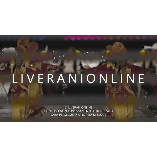 (120812) -- LONDON, Aug. 12, 2012 () -- Photo taken on August 12, 2012 shows the art performance at the Closing Ceremony of the London 2012 Olympic Games at the Olympic Stadium in London, Britain. (/Shen Bohan) (zgp) ©PHOTOSHOT/AGENZIA ALDO LIVERANI SAS - ITALY ONLY - CERIMONIA DI CHIUSURA DEI GIOCHI OLIMPICI, OLIMPIADI LONDRA 2012