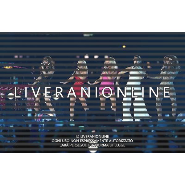 (120812) -- LONDON, Aug. 12, 2012 () -- Photo taken on August 12, 2012 shows Spice Girls performing at the Closing Ceremony of the London 2012 Olympic Games at the Olympic Stadium in London, Britain. (/Fan Jun) (zgp) ©PHOTOSHOT/AGENZIA ALDO LIVERANI SAS - ITALY ONLY - CERIMONIA DI CHIUSURA DEI GIOCHI OLIMPICI, OLIMPIADI LONDRA 2012