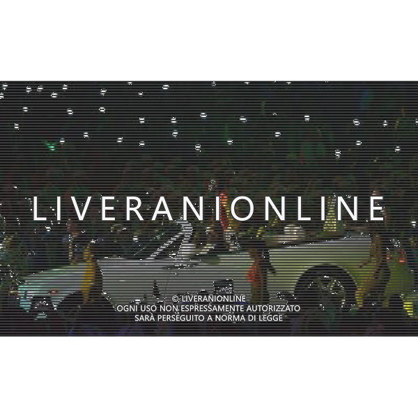 (120812) -- LONDON, Aug. 12, 2012 () -- Photo taken on August 12, 2012 shows the performance during the closing ceremony of the London 2012 Olympic Games at the Olympic Stadium in London, Britain. (/Cheng Min) (lm) ©PHOTOSHOT/AGENZIA ALDO LIVERANI SAS - ITALY ONLY - CERIMONIA DI CHIUSURA DEI GIOCHI OLIMPICI, OLIMPIADI LONDRA 2012