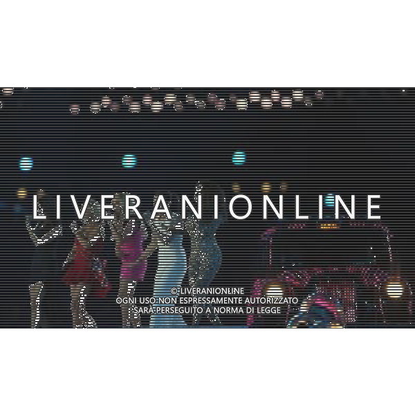 (120812) -- LONDON, Aug. 12, 2012 () -- Photo taken on August 12, 2012 shows Spice Girls performing at the Closing Ceremony of the London 2012 Olympic Games at the Olympic Stadium in London, Britain. (/Shen Bohan) (zgp) ©PHOTOSHOT/AGENZIA ALDO LIVERANI SAS - ITALY ONLY - CERIMONIA DI CHIUSURA DEI GIOCHI OLIMPICI, OLIMPIADI LONDRA 2012