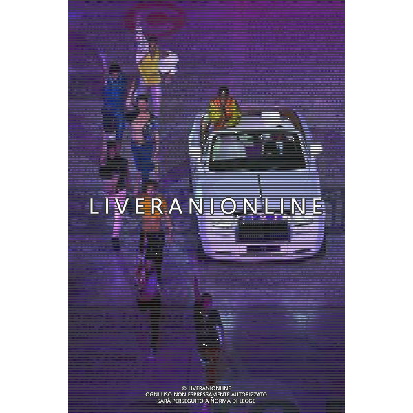 (120812) -- LONDON, Aug. 12, 2012 () -- Photo taken on August 12, 2012 shows the art performance at the Closing Ceremony of the London 2012 Olympic Games at the Olympic Stadium in London, Britain. (/Wang Qingqin) (zgp) ©PHOTOSHOT/AGENZIA ALDO LIVERANI SAS - ITALY ONLY - CERIMONIA DI CHIUSURA DEI GIOCHI OLIMPICI, OLIMPIADI LONDRA 2012