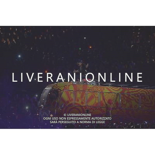 (120812) -- LONDON, Aug. 12, 2012 () -- Photo taken on August 12, 2012 shows the performance of the Closing Ceremony of the London 2012 Olympic Games at the Olympic Stadium in London, Britain. (/Cheng Min) (zgp) ©PHOTOSHOT/AGENZIA ALDO LIVERANI SAS - ITALY ONLY - CERIMONIA DI CHIUSURA DEI GIOCHI OLIMPICI, OLIMPIADI LONDRA 2012