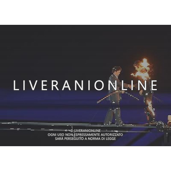 (120812) -- LONDON, Aug. 12, 2012 () -- Photo taken on August 12, 2012 shows the art performance at the Closing Ceremony of the London 2012 Olympic Games at the Olympic Stadium in London, Britain. (/Wang Qingqin) (zgp) ©PHOTOSHOT/AGENZIA ALDO LIVERANI SAS - ITALY ONLY - CERIMONIA DI CHIUSURA DEI GIOCHI OLIMPICI, OLIMPIADI LONDRA 2012