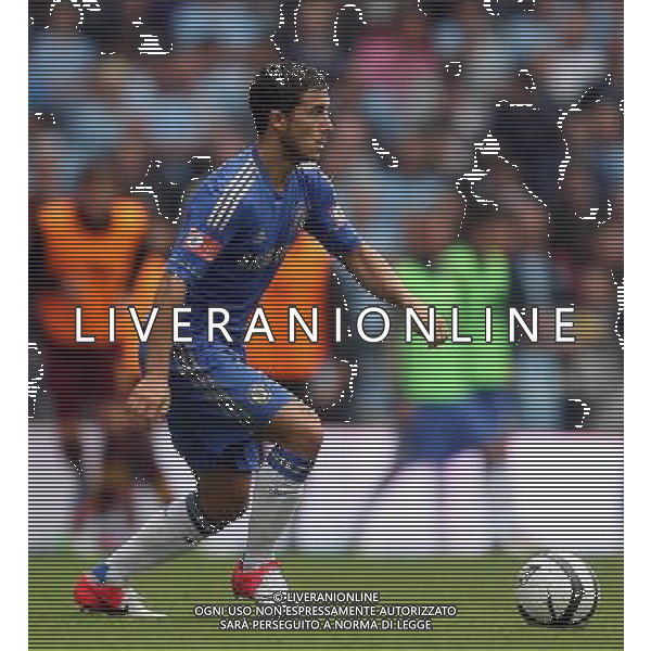 Action picture involving Eden Hazard of Chelsea during the FA Community Shield between Chelsea and Manchester City at Villa Park in Birmingham on 12/08/2012. ©IPS Photo Agency.Thatched Cottage - Wretham - Thetford .Norfolk IP24 1RH - .TEL 01953 499403. -Personal mobile: 07973 308 835 . AG ALDO LIVERABI S A S ONLYITALY