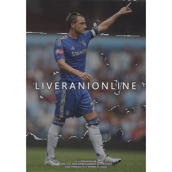 John Terry, the Captain of Chelsea during the FA Community Shield between Chelsea and Manchester City at Villa Park in Birmingham on 12/08/2012. ©IPS Photo Agency.Thatched Cottage - Wretham - Thetford .Norfolk IP24 1RH - .TEL 01953 499403. -Personal mobile: 07973 308 835 . AG ALDO LIVERABI S A S ONLYITALY